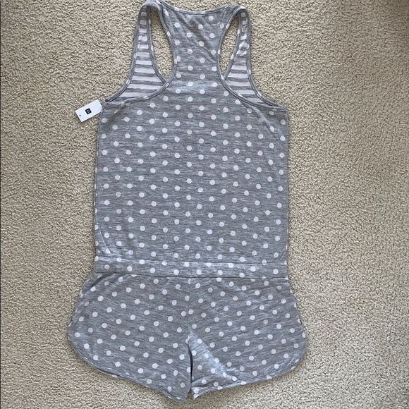 NEW Romper Polka Dot Gray - Picture 2 of 8